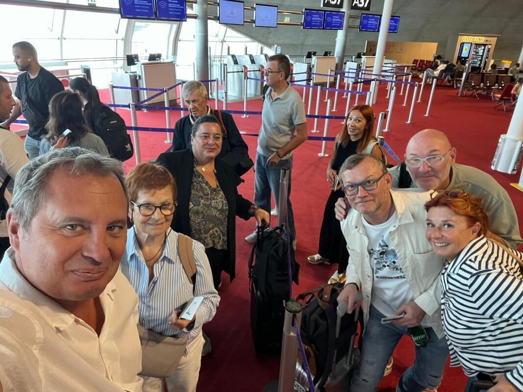 Départ de Paris CDG